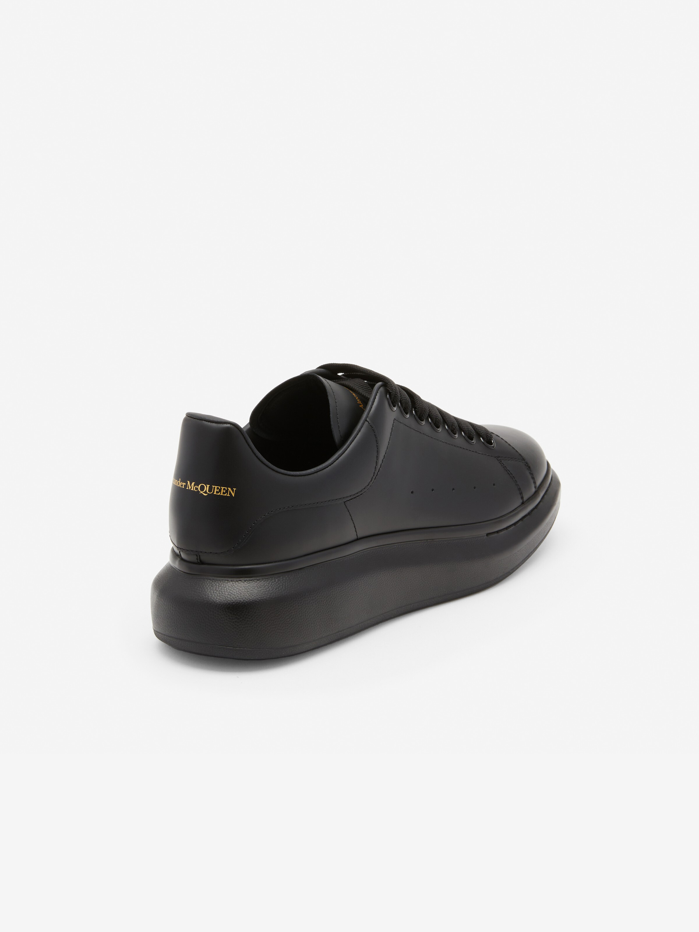 Oversized-Sneakers für Herren in Schwarz in Kalb Leder | Alexander McQueen - image 2