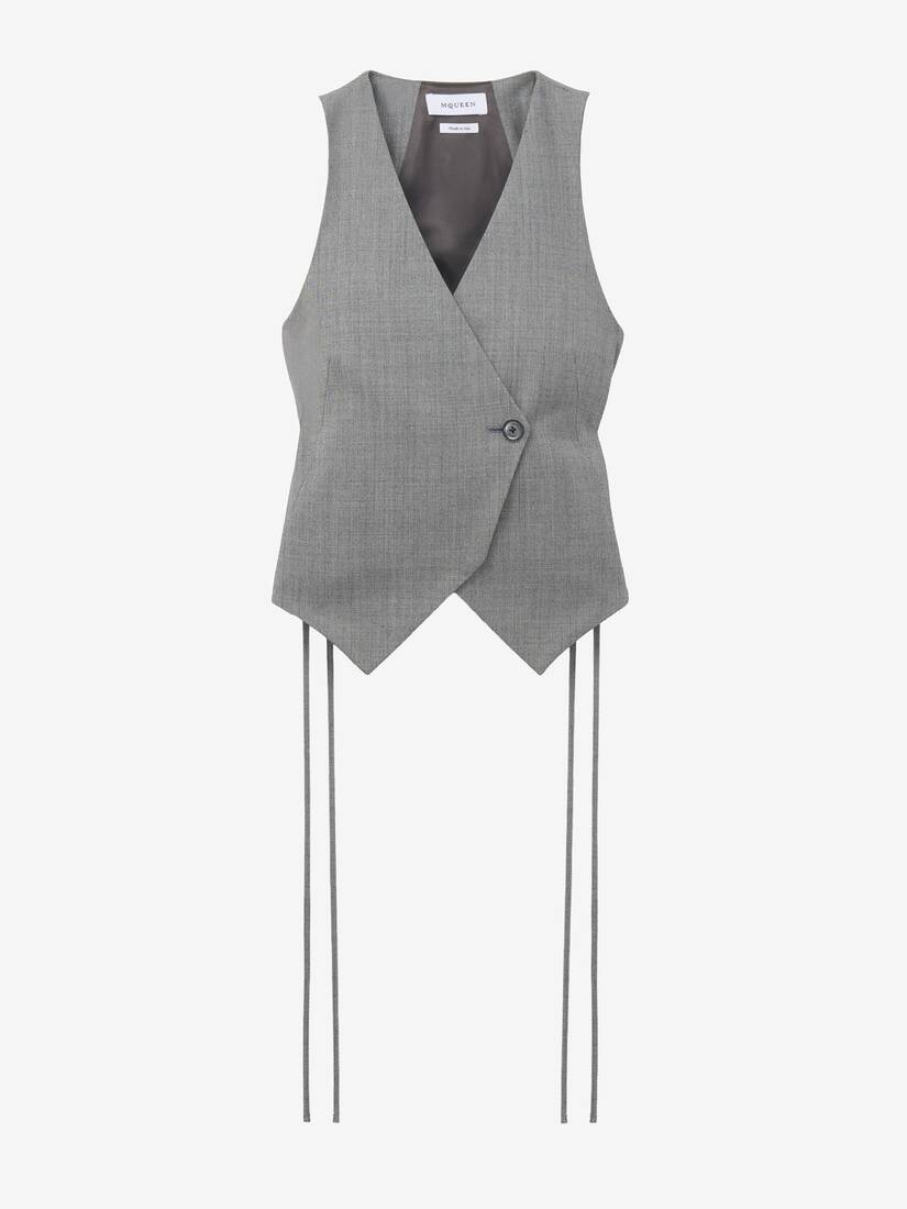 Corset Laced Waistcoat | Alexander McQueen - image 1