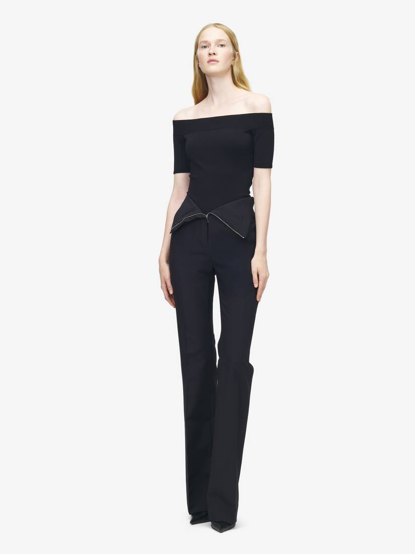 Fold Over Waist Trousers | Alexander McQueen - image 1