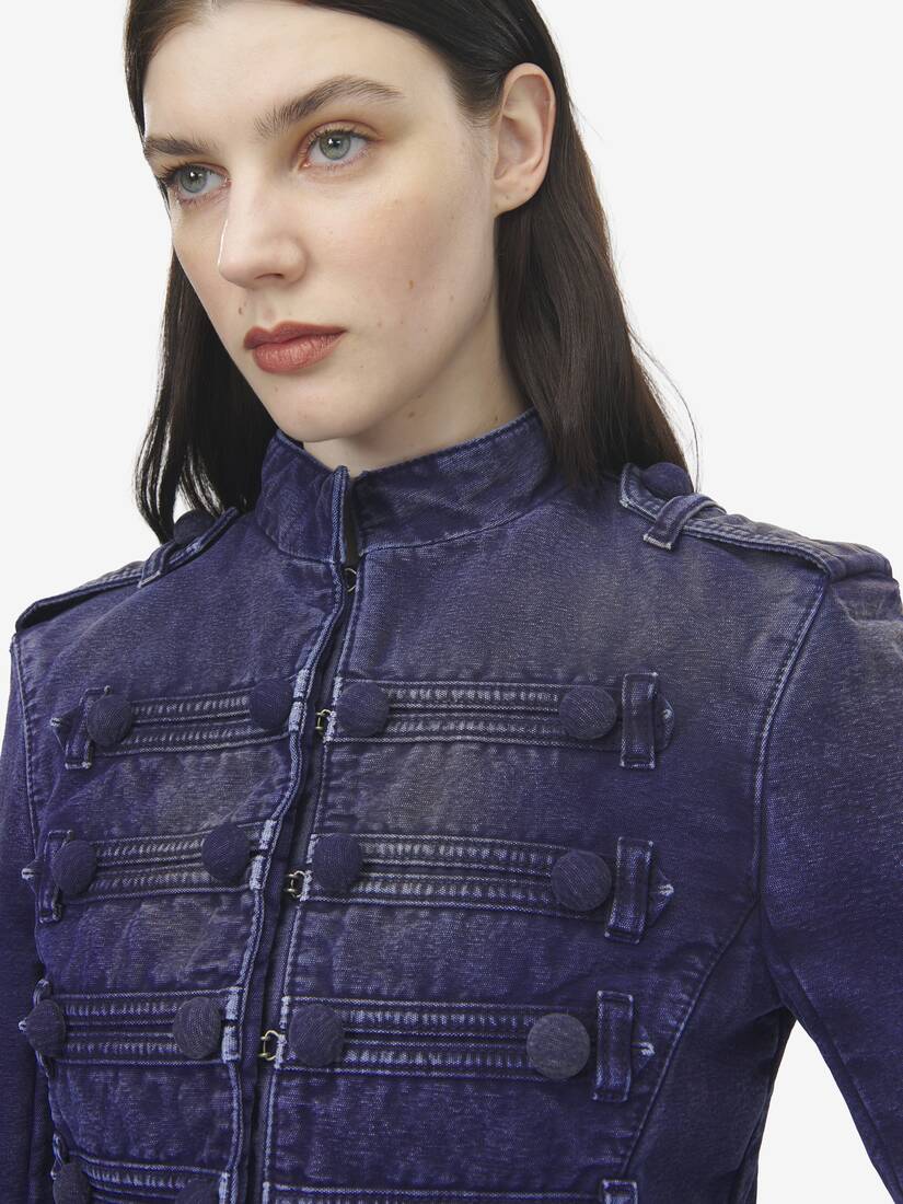Veste Uniforme en denim | Alexander McQueen - image 5