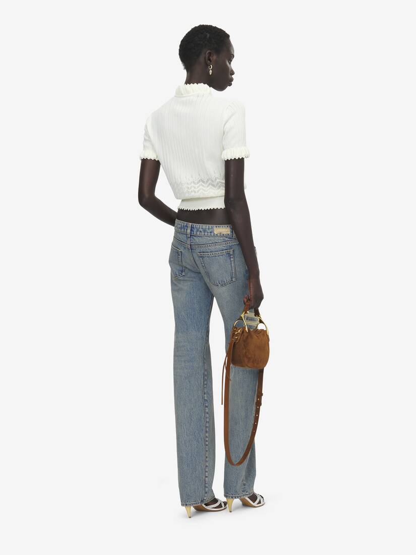 Pointelle Knit Top | Alexander McQueen - image 4