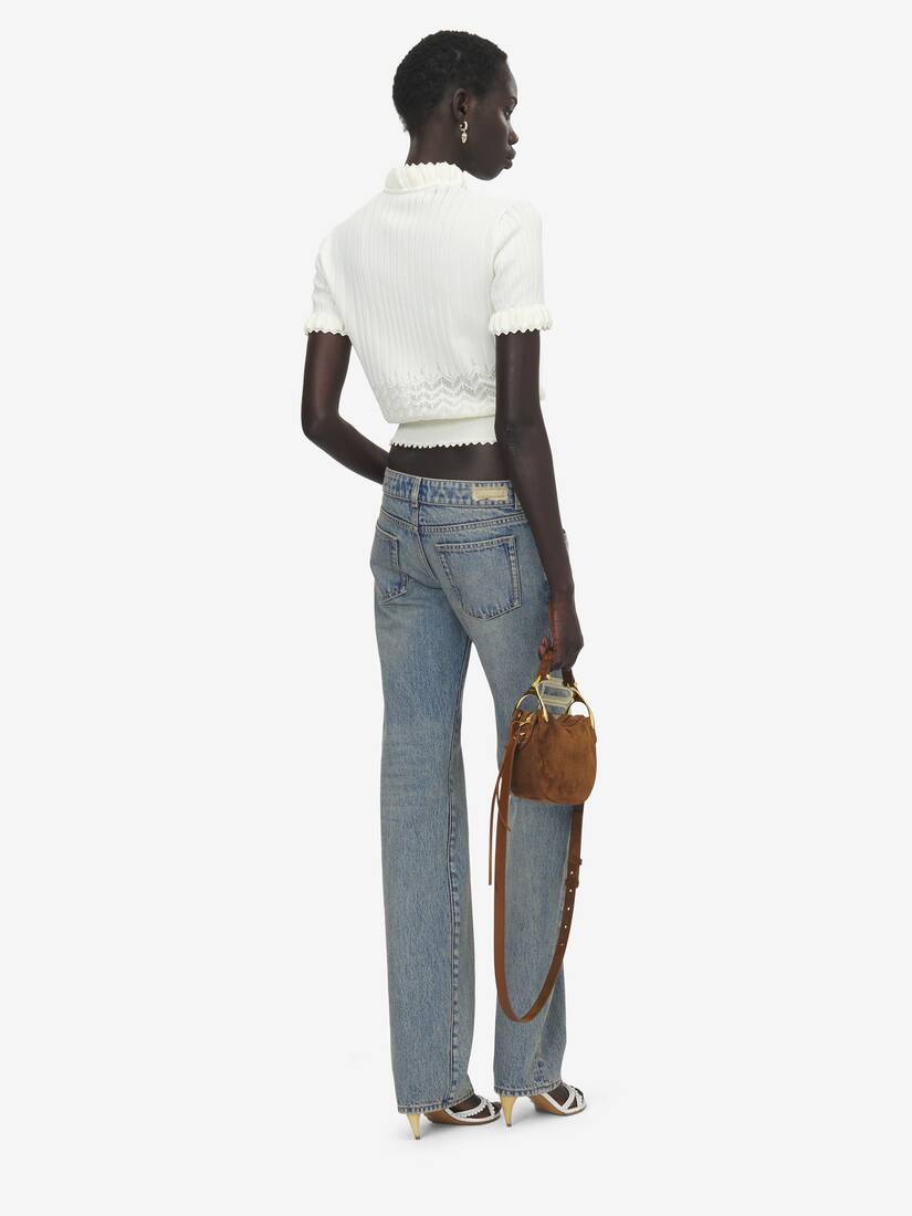 网眼针织上衣 | Alexander McQueen - image 4