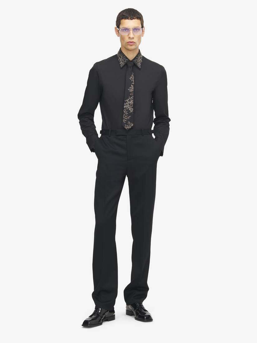 Chemise À Col Brodé «&nbsp;Tree Of Life&nbsp;» | Alexander McQueen - image 2
