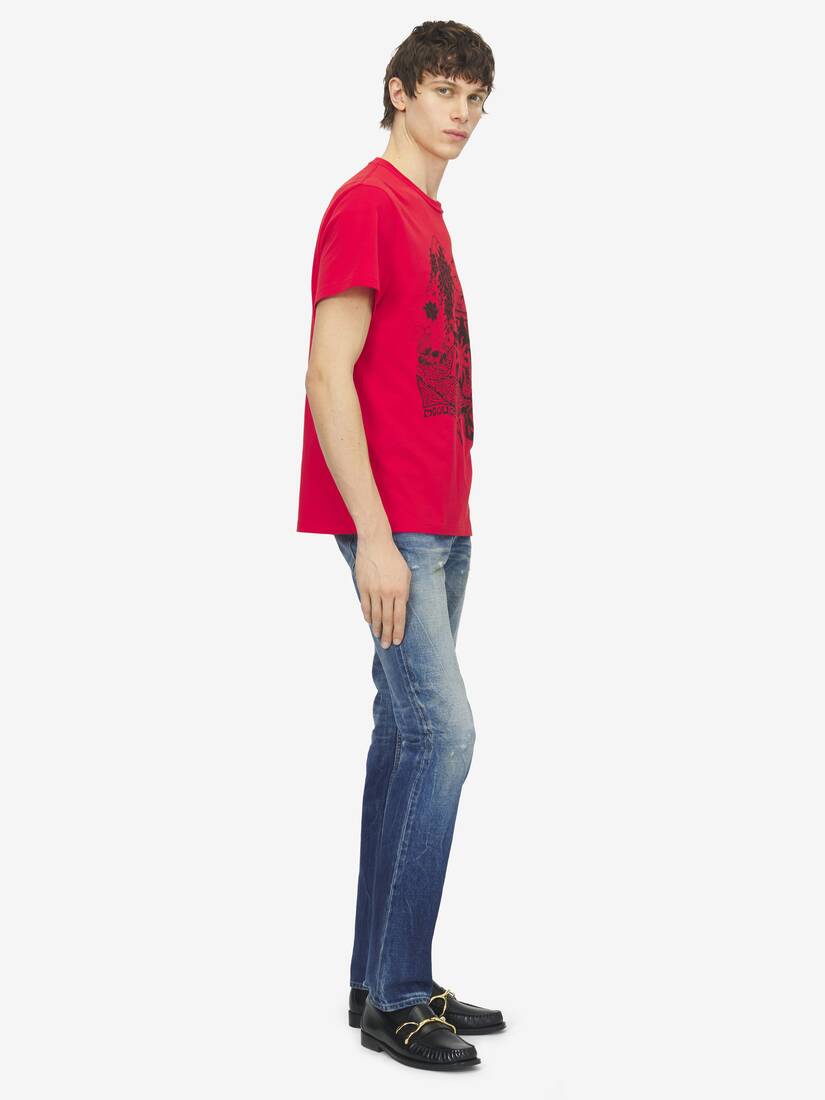 Fanzine Print T-shirt | Alexander McQueen - image 3