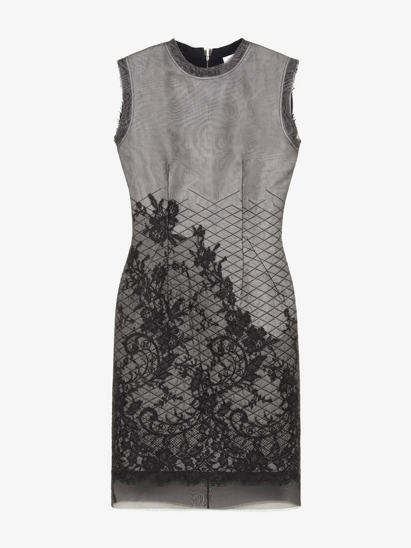 Floral Lace Shift Dress | Alexander McQueen - image 1