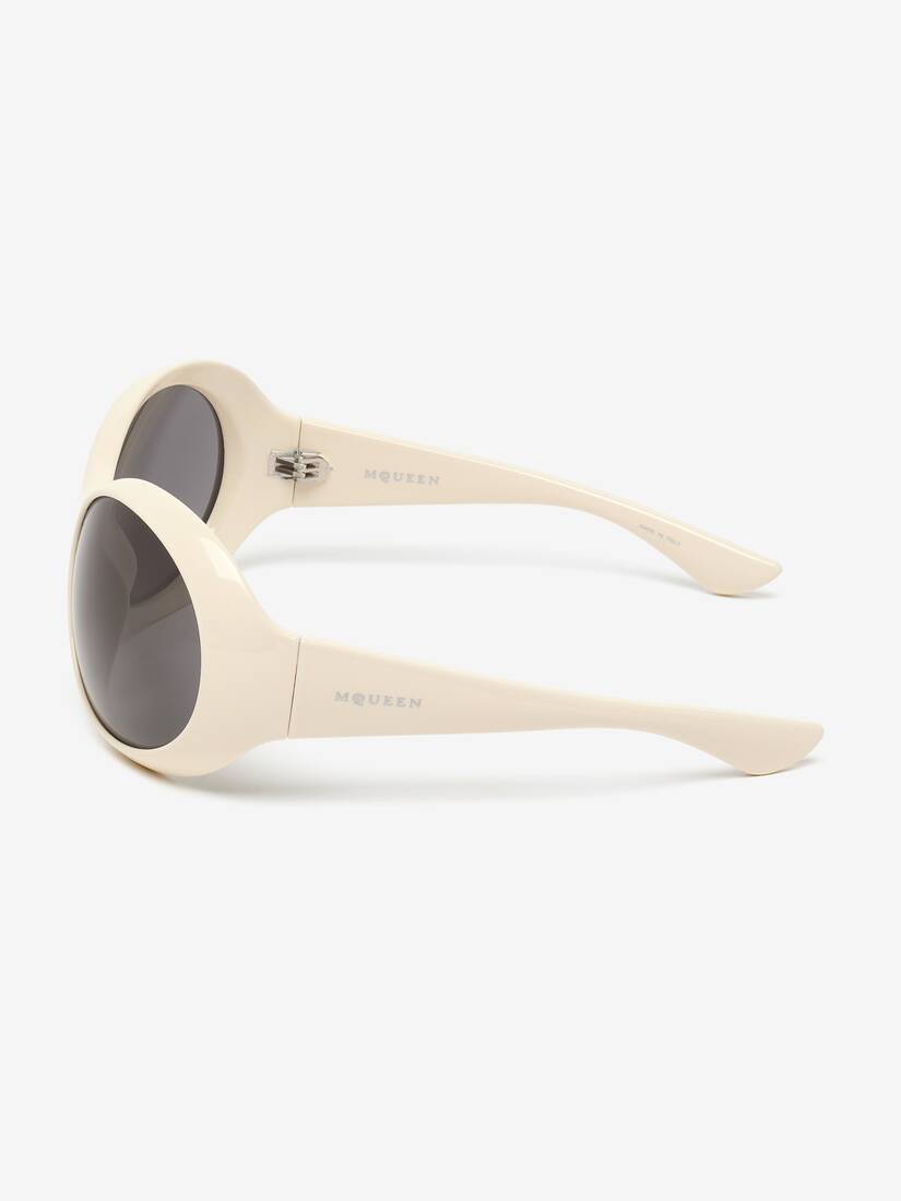 Kate圆框太阳眼镜 | Alexander McQueen - image 4