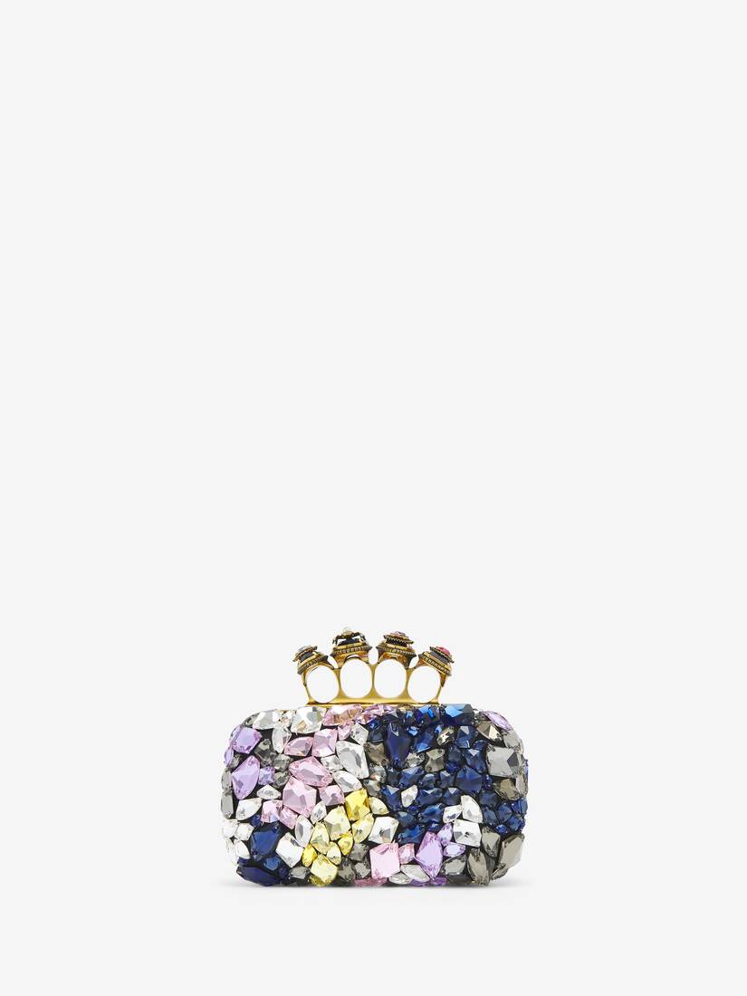 Jewelled Spider Knuckle Clutch