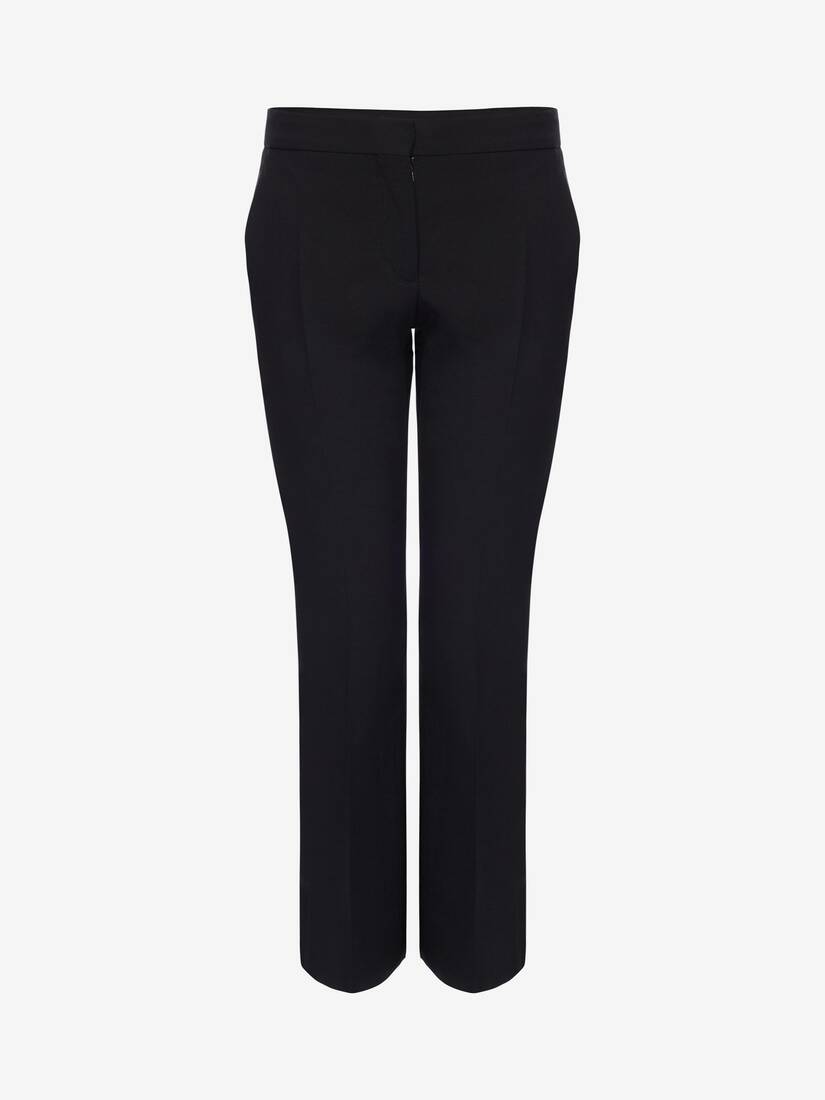 Leaf Crepe Cigarette Trouser | Alexander McQueen - image 1