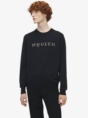 トップス 2018s alexander mqueen spider knit Alexander McQueen Bug Embellished Sweater - Raleigh Vintage