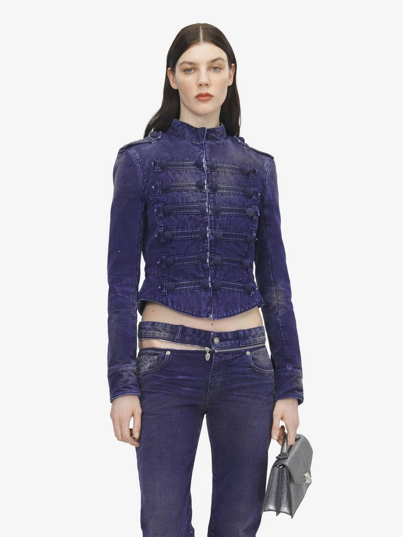 Slashed Zip Bootcut Jeans | Alexander McQueen - image 5