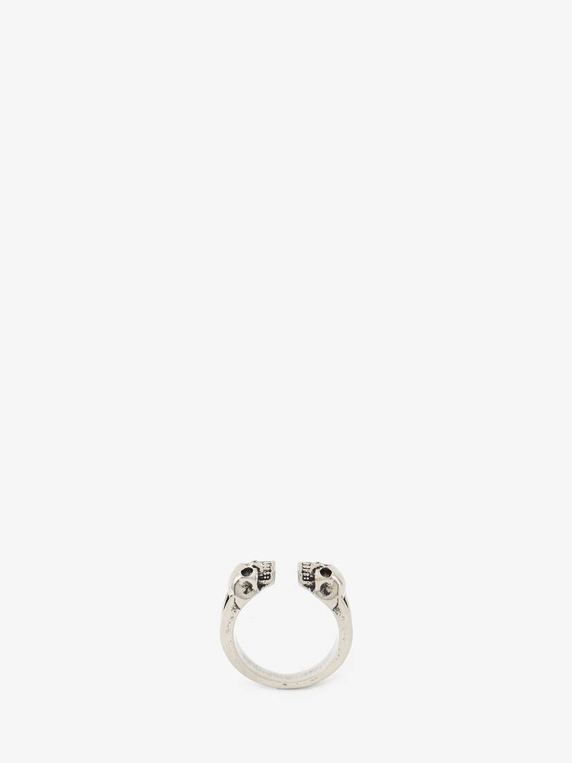 Bague Twin Skull | Alexander McQueen - image 1