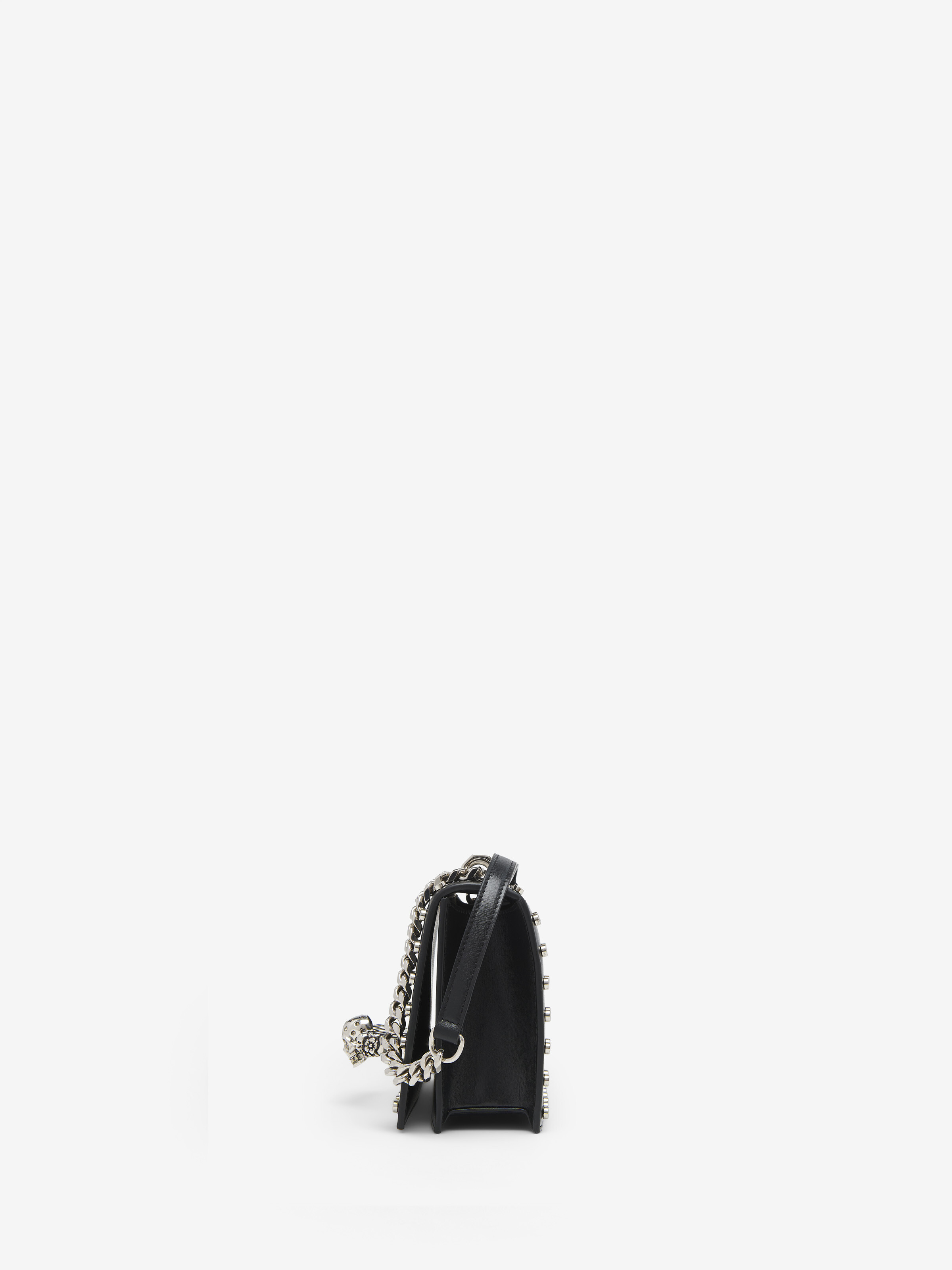 Stud-embellished Jewelled Satchel