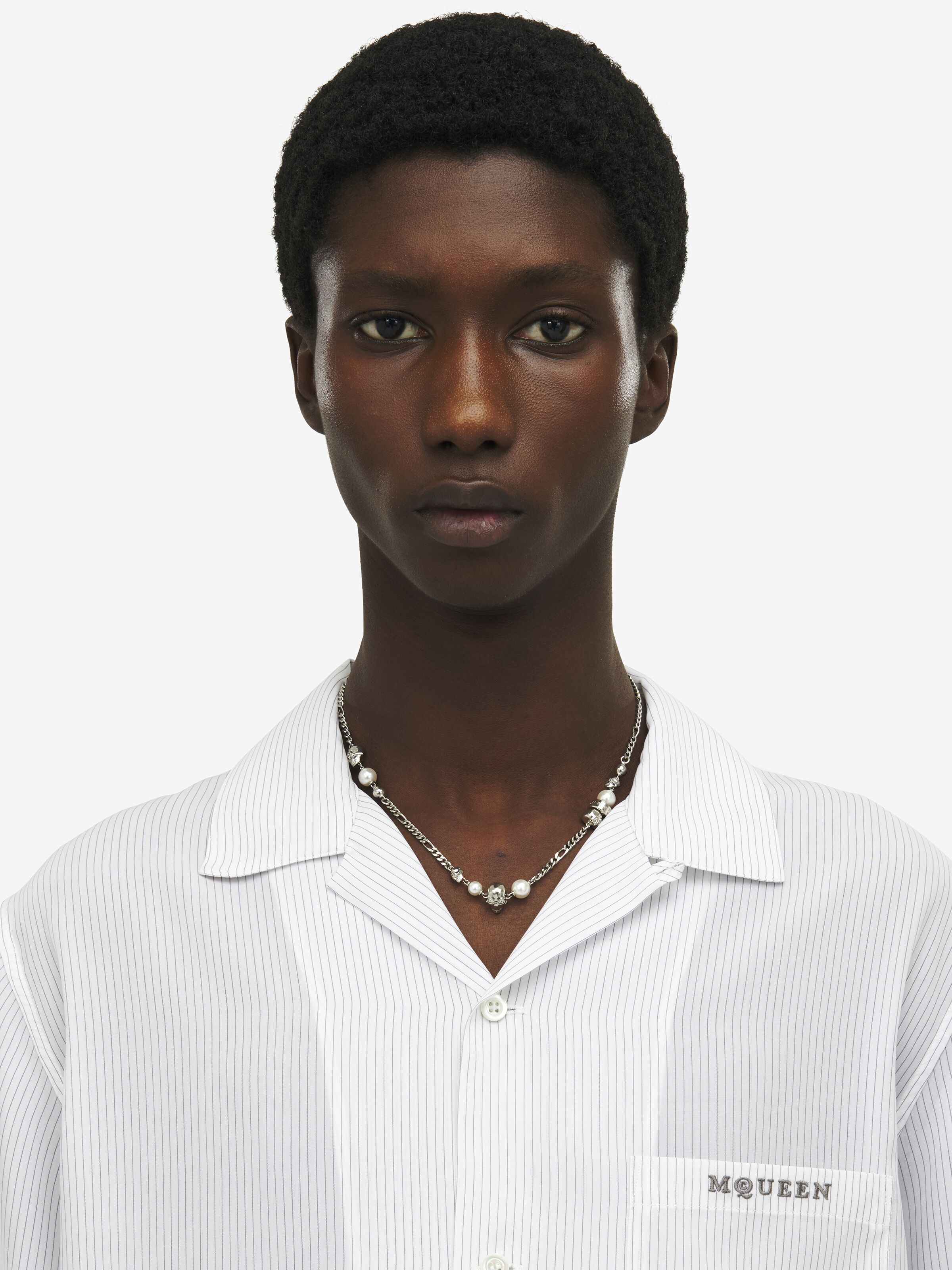 Men's McQueen skull necklace
