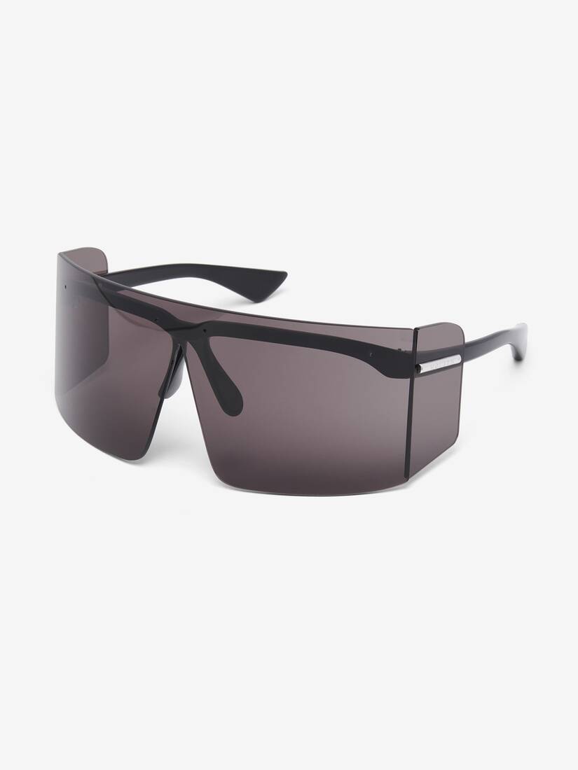 超大护目镜造型太阳眼镜 | Alexander McQueen - image 3