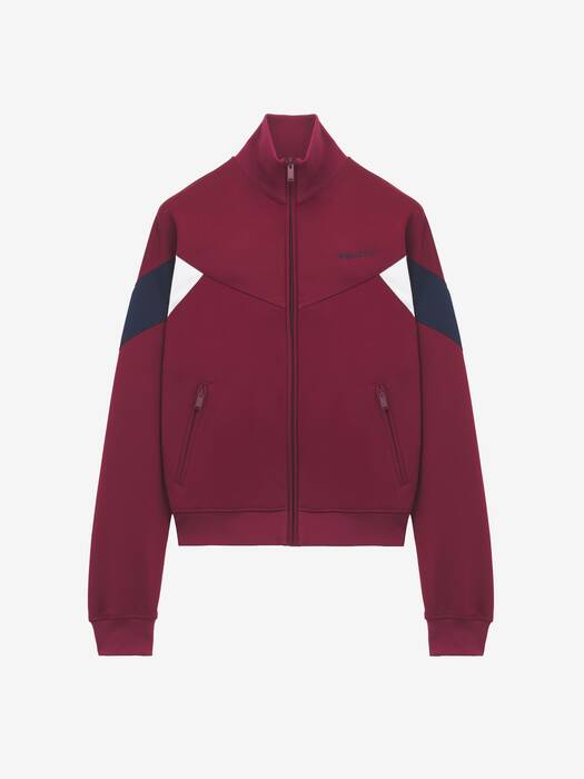 Men's McQueen Logo Track Jacket in Red | McQueen US