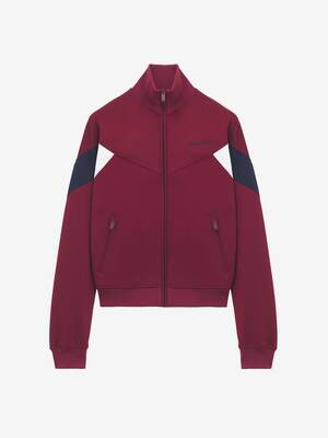 Men's McQueen Logo Track Jacket in Red | McQueen US