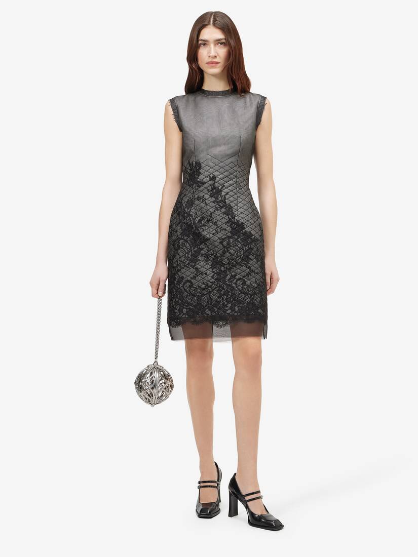 Floral Lace Shift Dress | Alexander McQueen - image 2