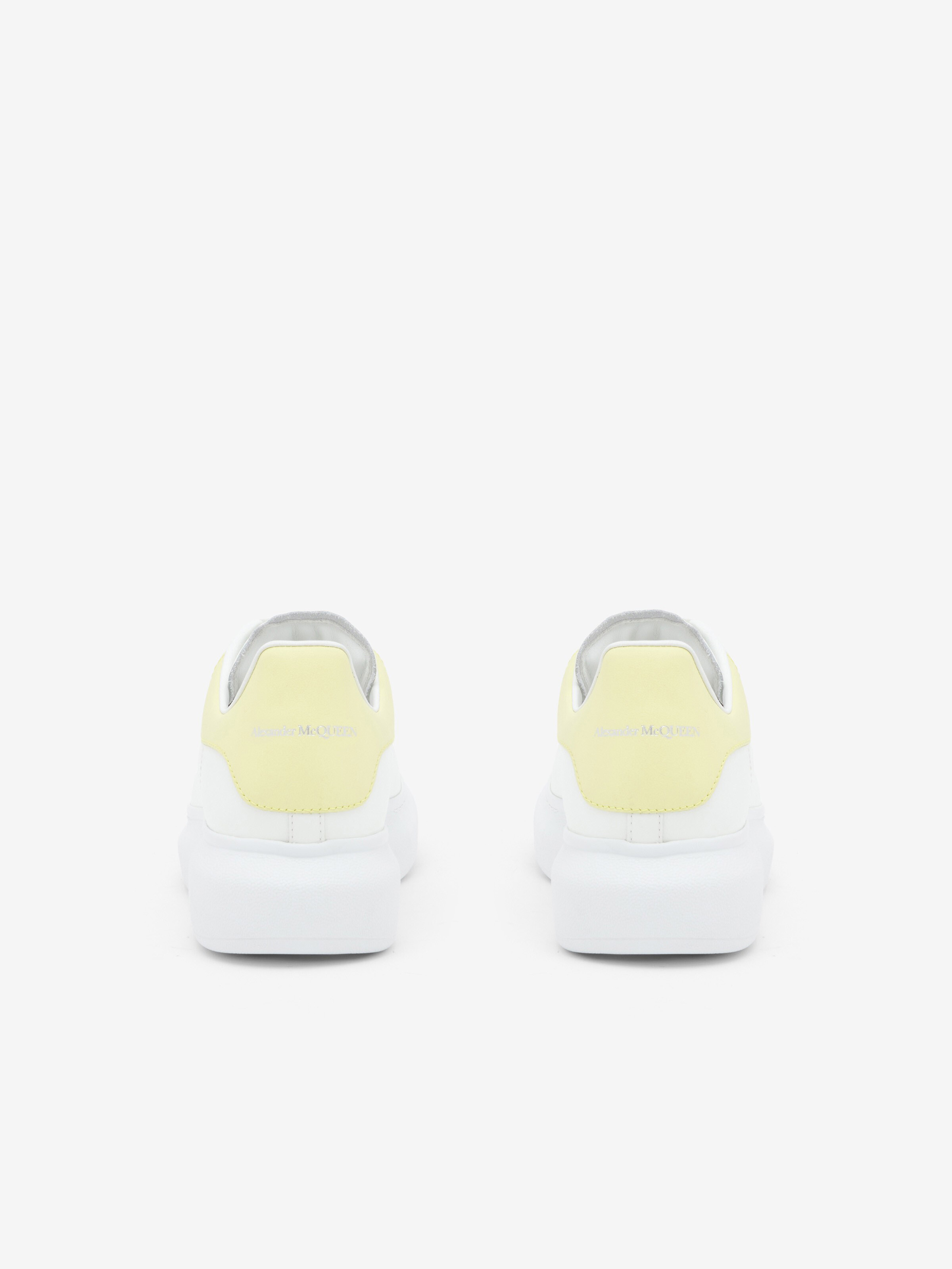 Women's Oversized Sneaker in Yellow in Calf Leather | Alexander McQueen - image 2