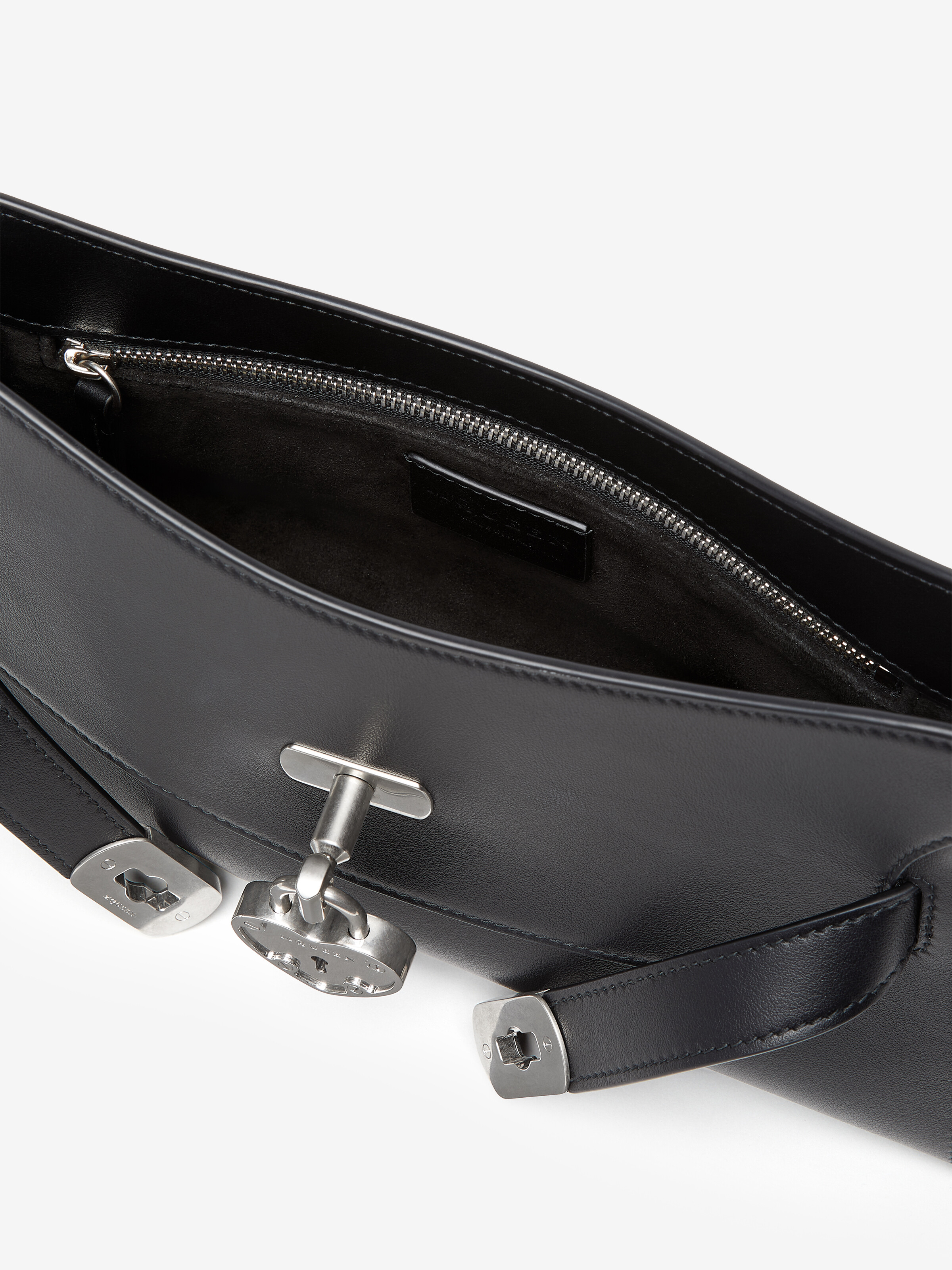 Women's Locke Shoulder Mini in Black in Calf Leather | Alexander McQueen - image 5