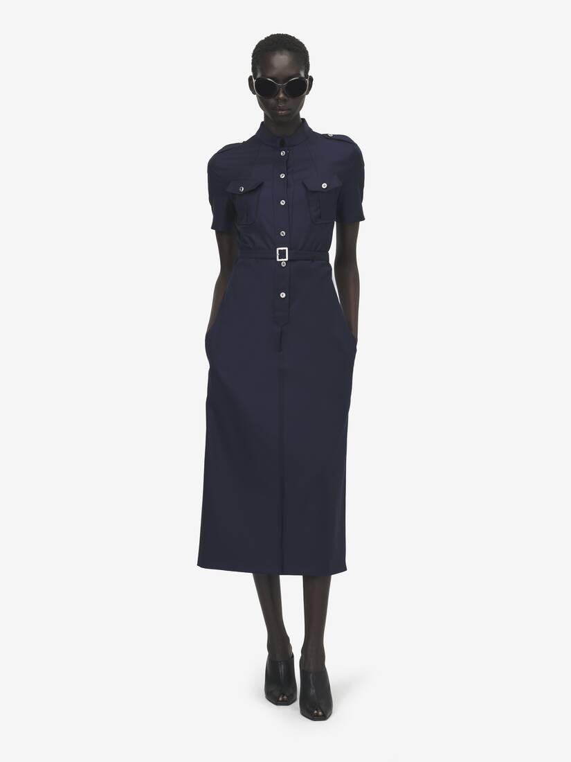Uniform-Midikleid | Alexander McQueen - image 2