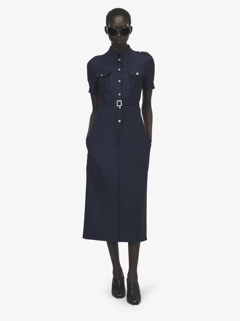 Uniform Midi Dress | Alexander McQueen - image 2