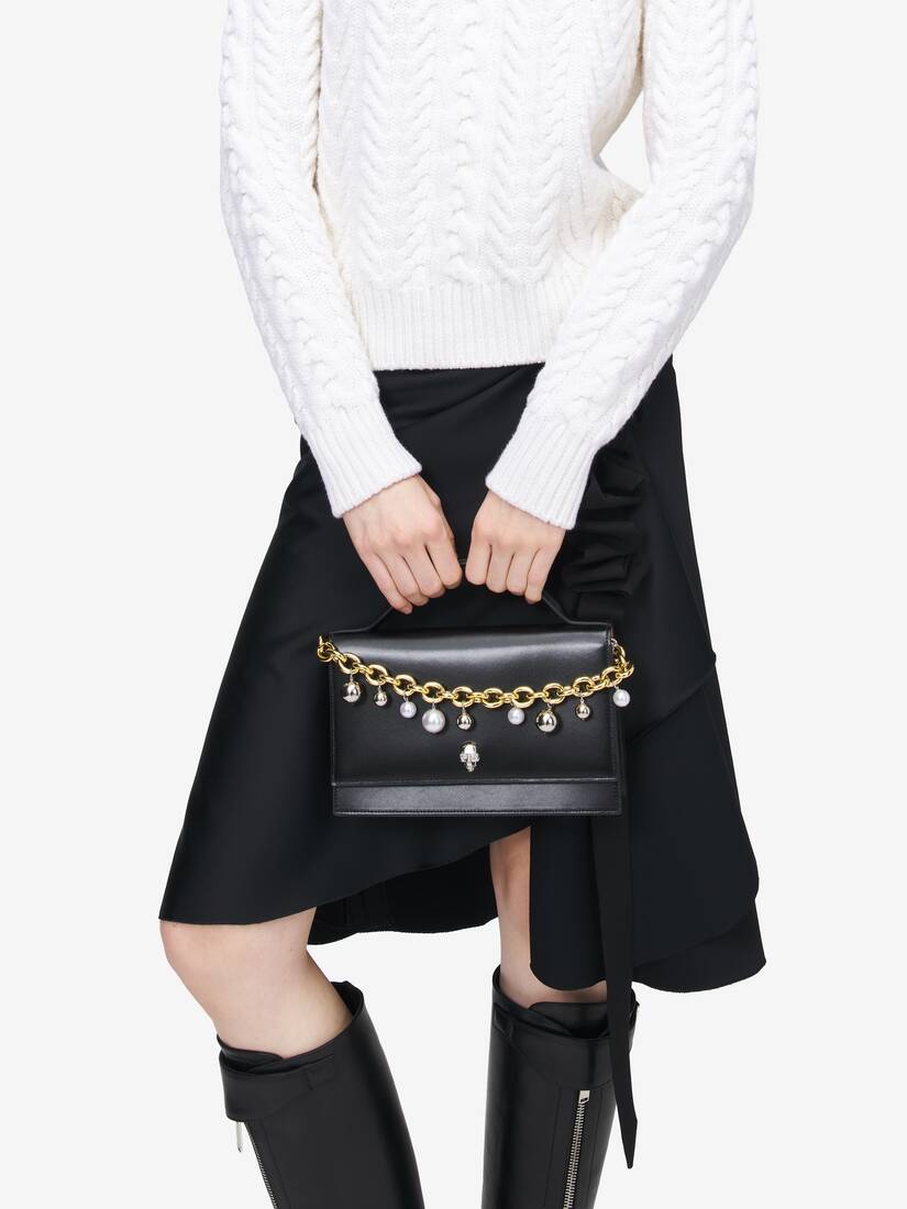 Top Handle Skull Bag