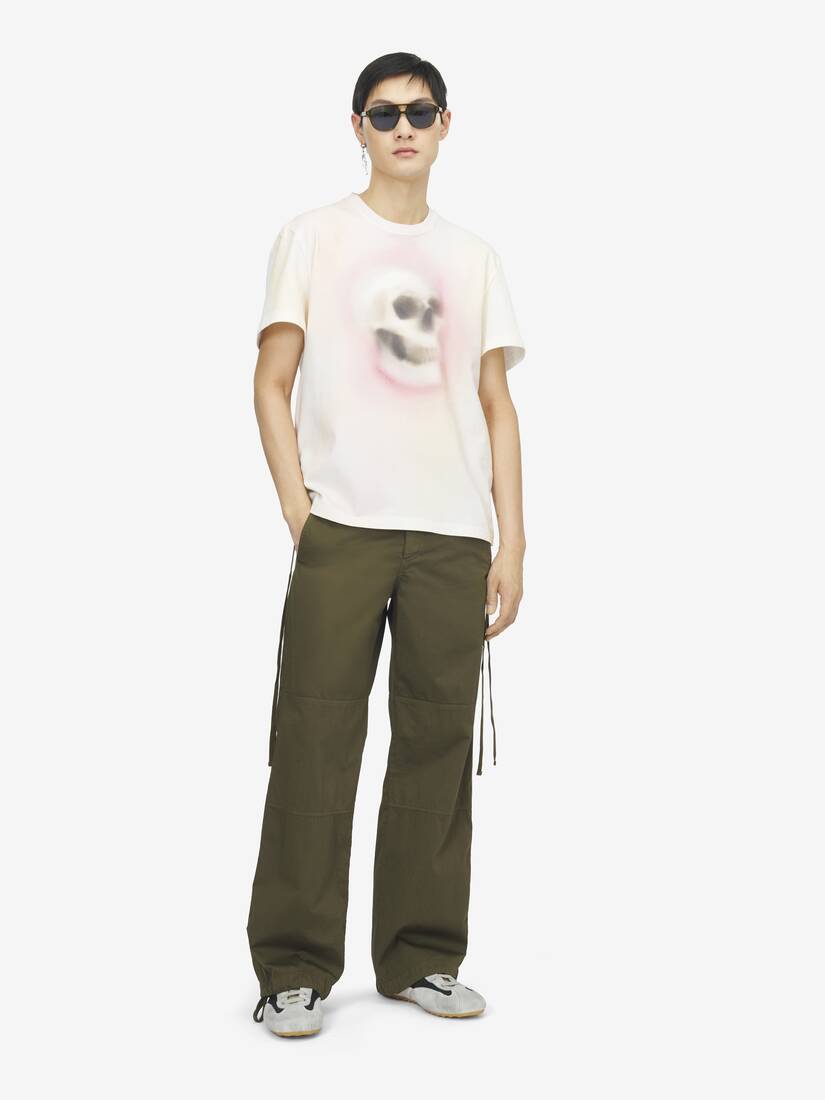 Airbrushed Skull T-shirt | Alexander McQueen - image 2