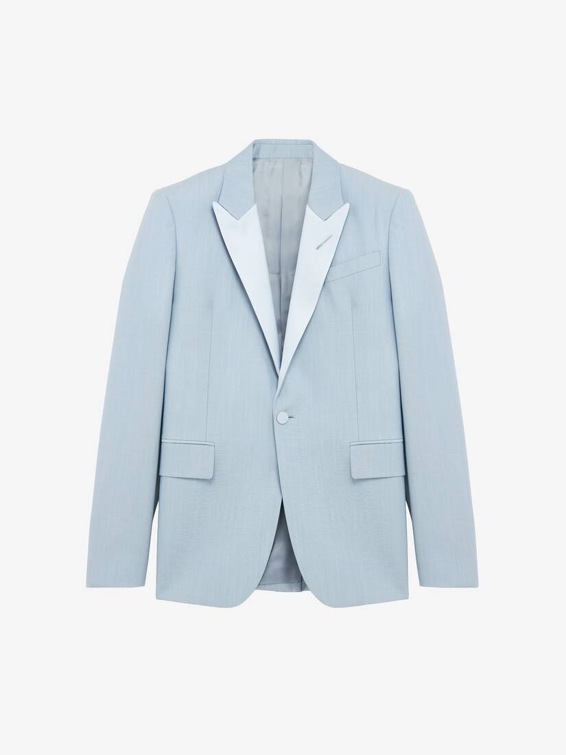 Veste à Simple Boutonnage en Laine Mohair | Alexander McQueen - image 1
