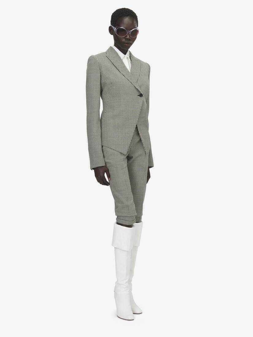 Pantacourt à carreaux vichy | Alexander McQueen - image 3