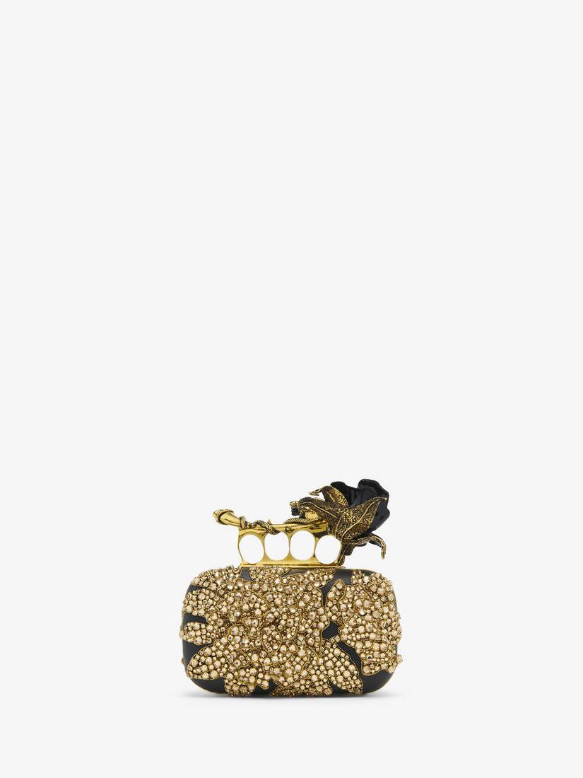 Rose & Snake Knuckle Clutch