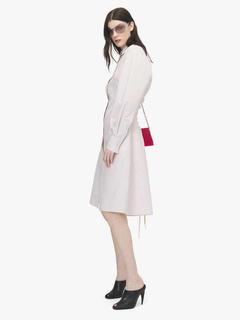 Pinstriped Shirt Dress | Alexander McQueen - image 3