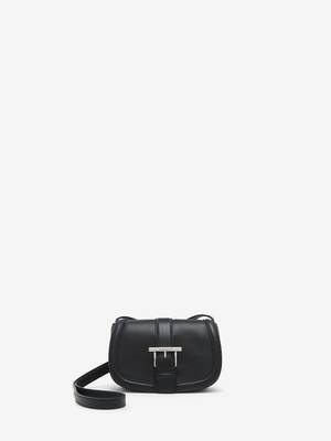 Women's Mini T-Bar Satchel in Black | Alexander McQueen US