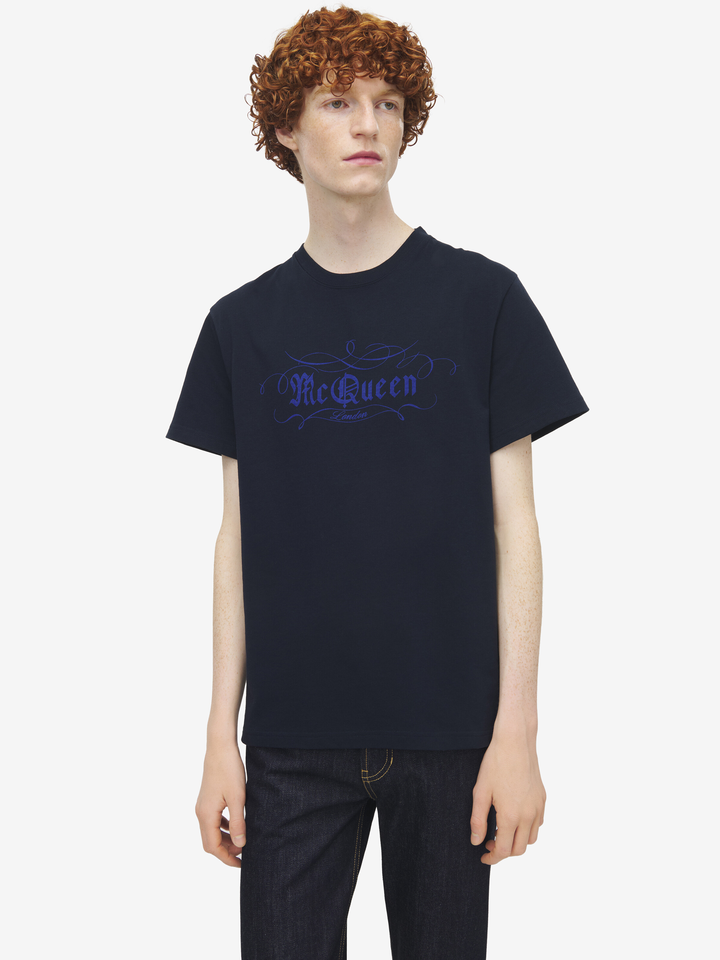 McQueen Script Print T-shirt