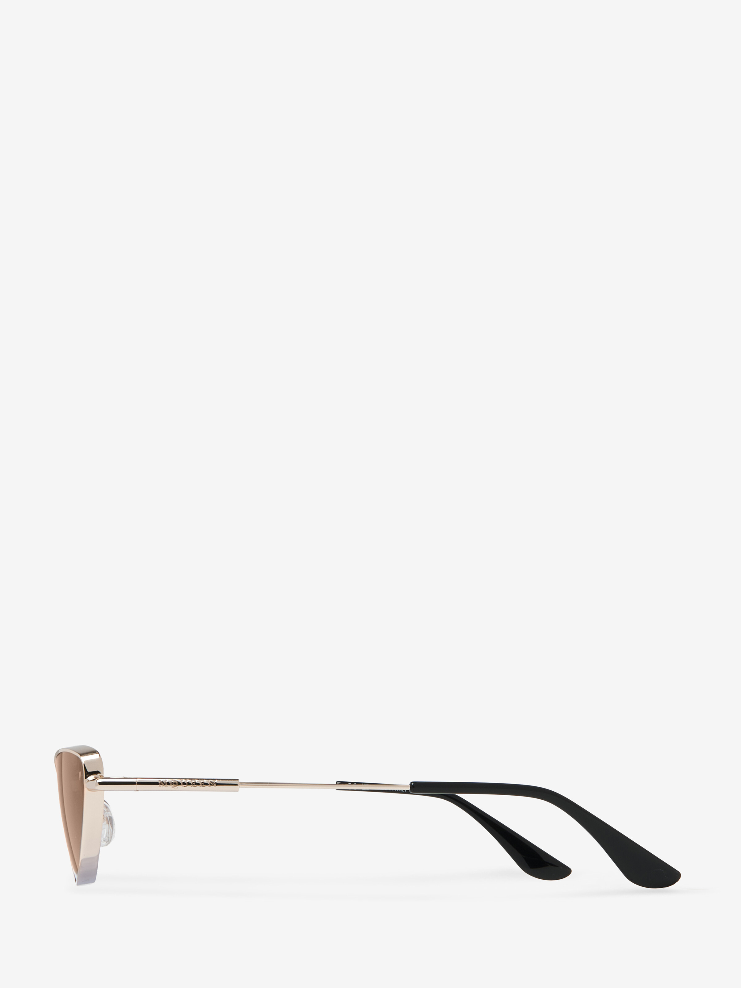 Metal T-bar Soft Cat-eye Sunglasses