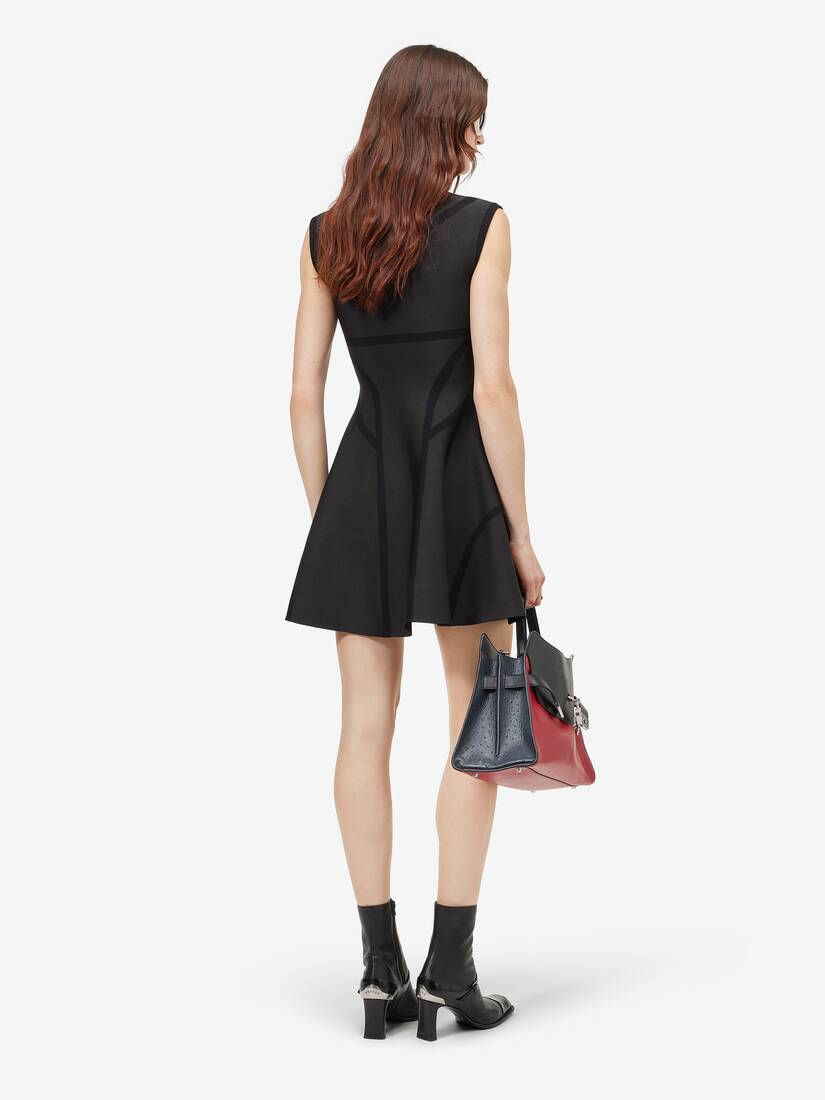 Anatomical Lines Knit Mini Dress | Alexander McQueen - image 4