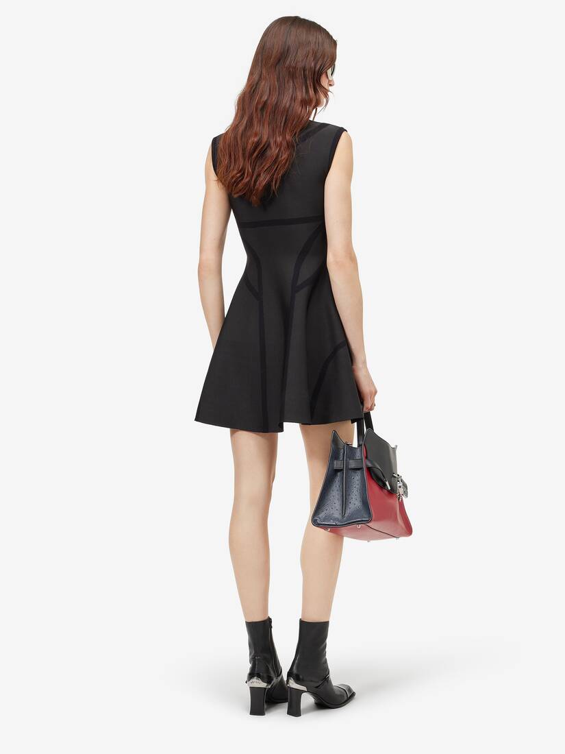 Anatomical Lines Knit Mini Dress | Alexander McQueen - image 4