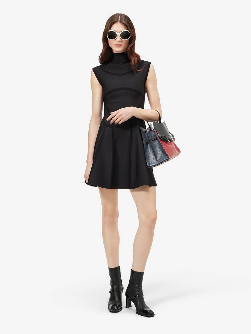 Anatomical Lines Knit Mini Dress | Alexander McQueen - image 2