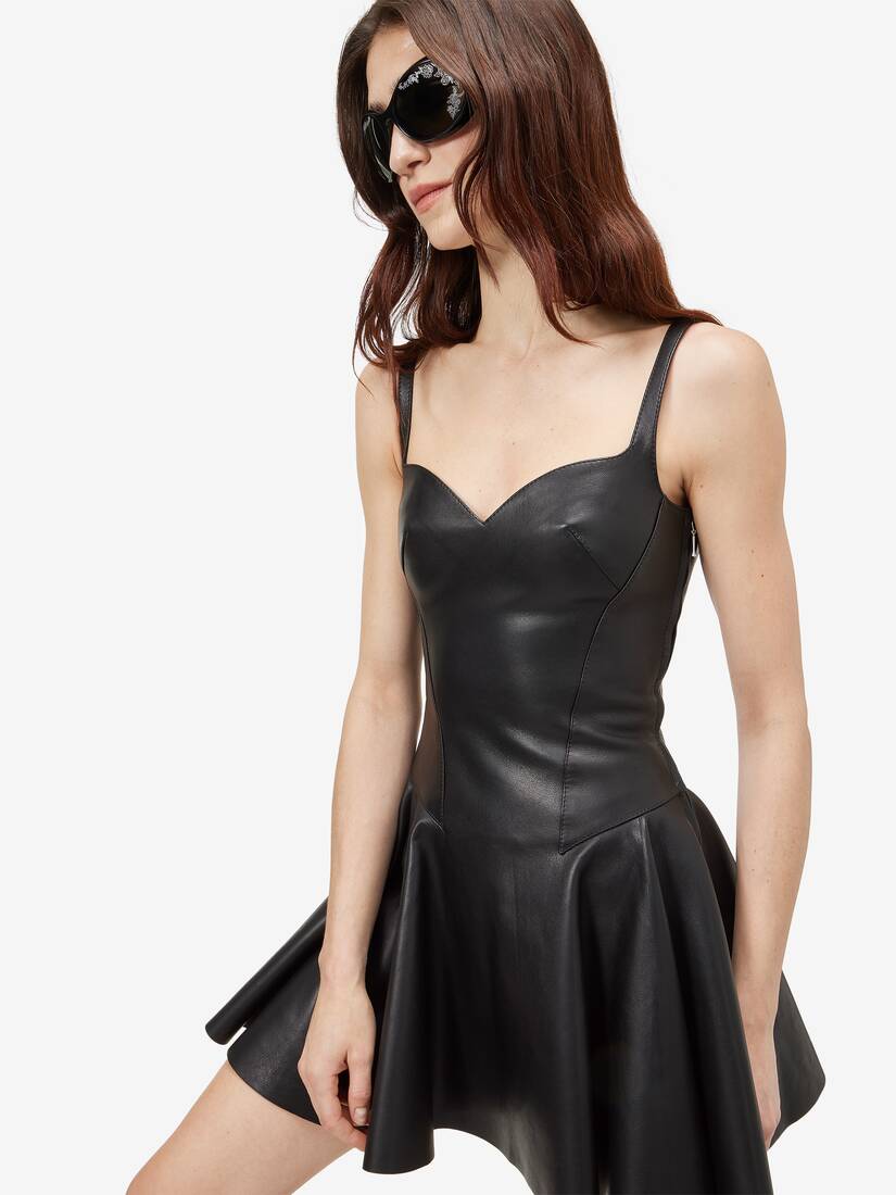 Leather Mini Dress | Alexander McQueen - image 5