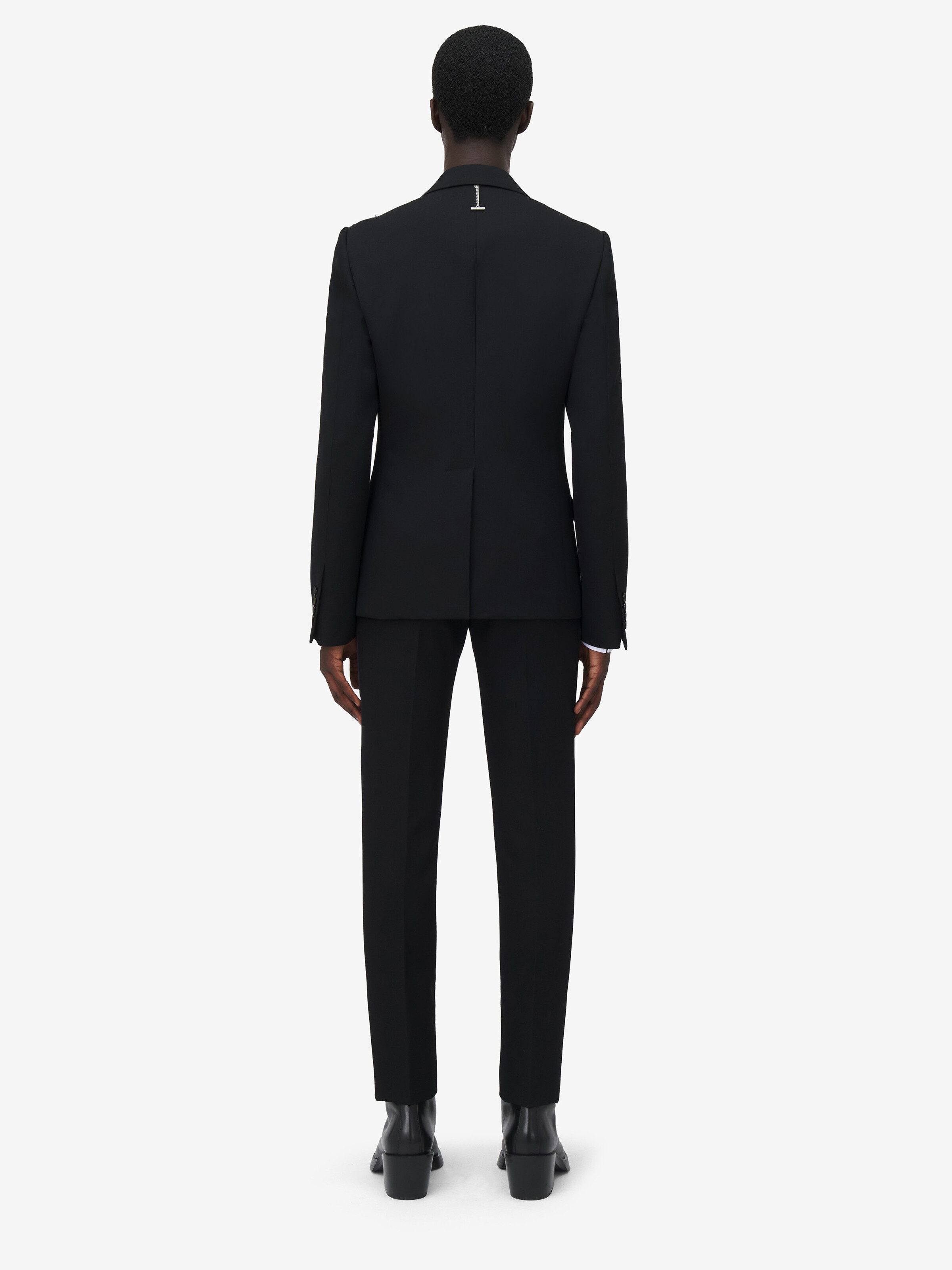 Veste À Boutonnage Simple, Brodée Constellation pour Homme en Noir in 100% Laine | Alexander McQueen - image 4
