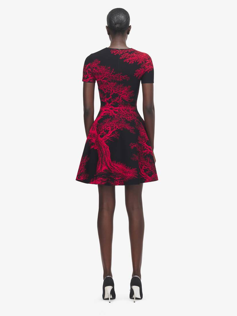 Miniabito ‘Tree Of Life’ in Jacquard | Alexander McQueen - image 4