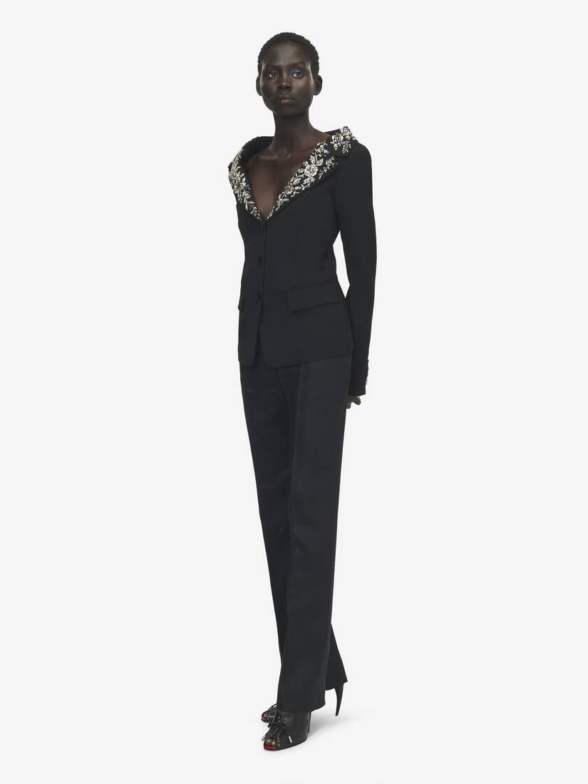 Pantalon ajusté taille haute | Alexander McQueen - image 3