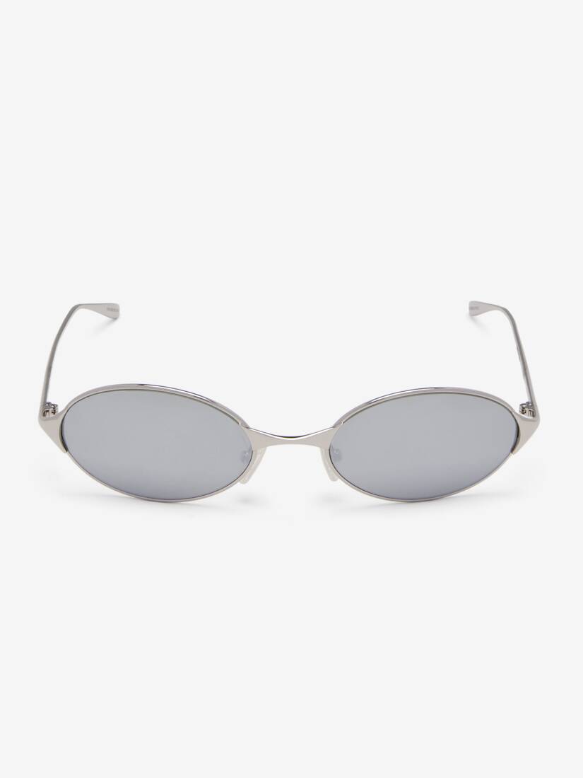 Neo椭圆框太阳眼镜 | Alexander McQueen - image 1