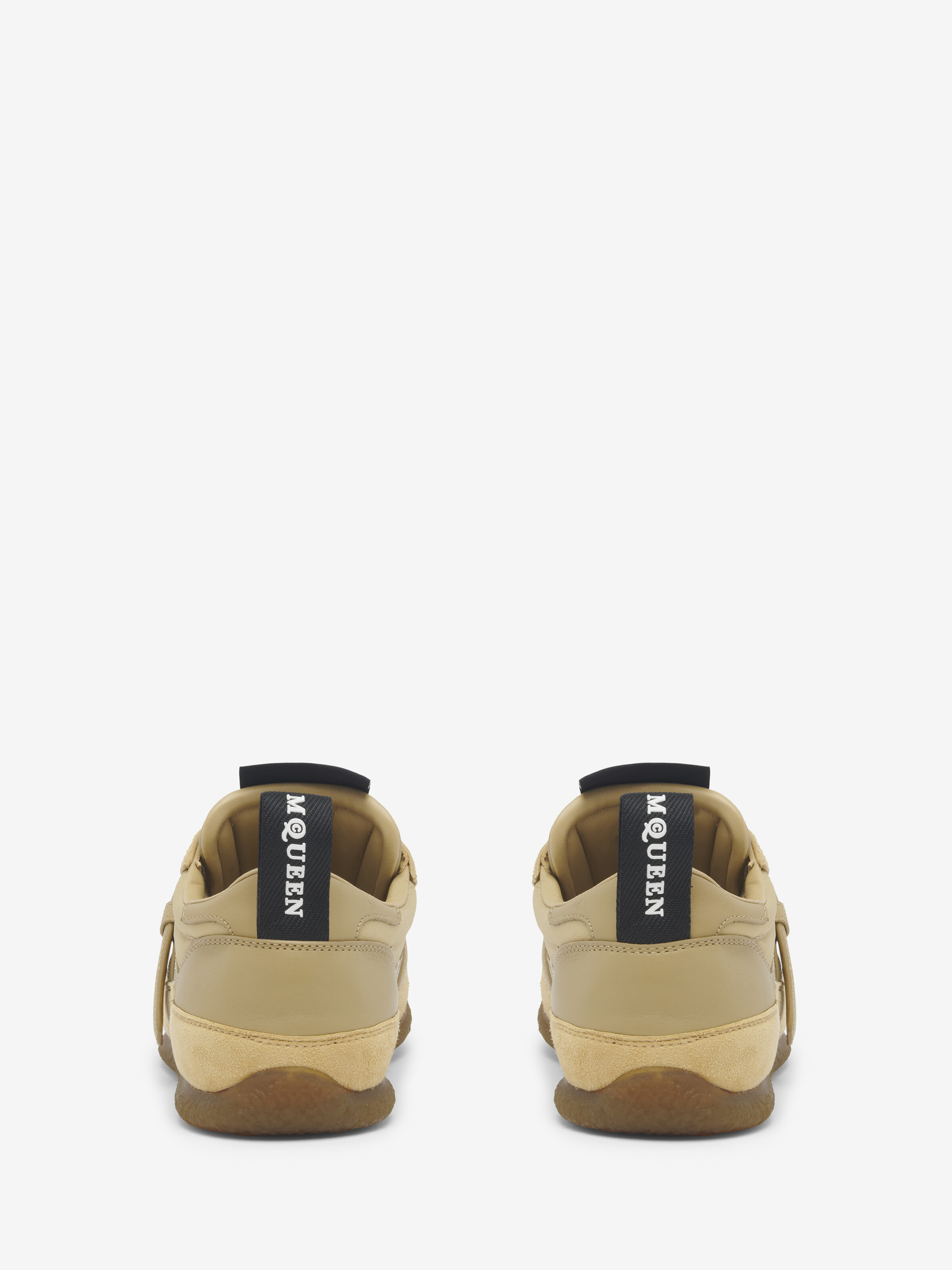 Men's EC1 T-Bar Sneaker in Brown in Calf Leather | Alexander McQueen - image 3