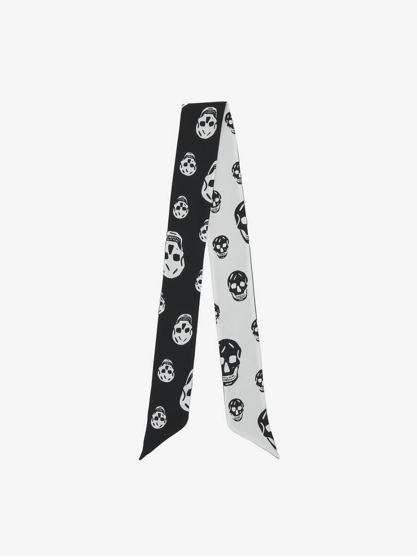 Foulard Ruban Skull | Alexander McQueen - image 1
