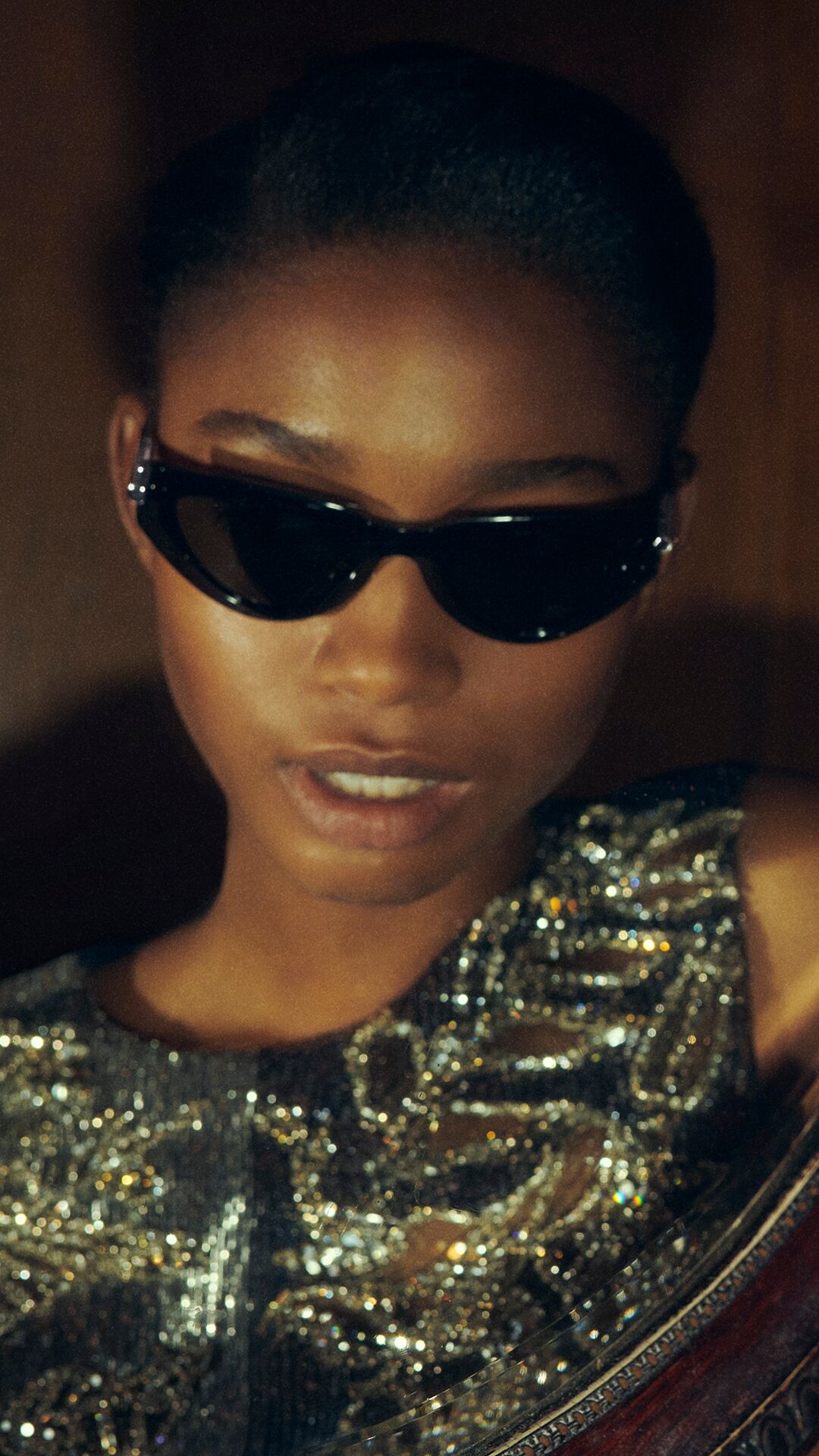 McQueen sunglasses in black