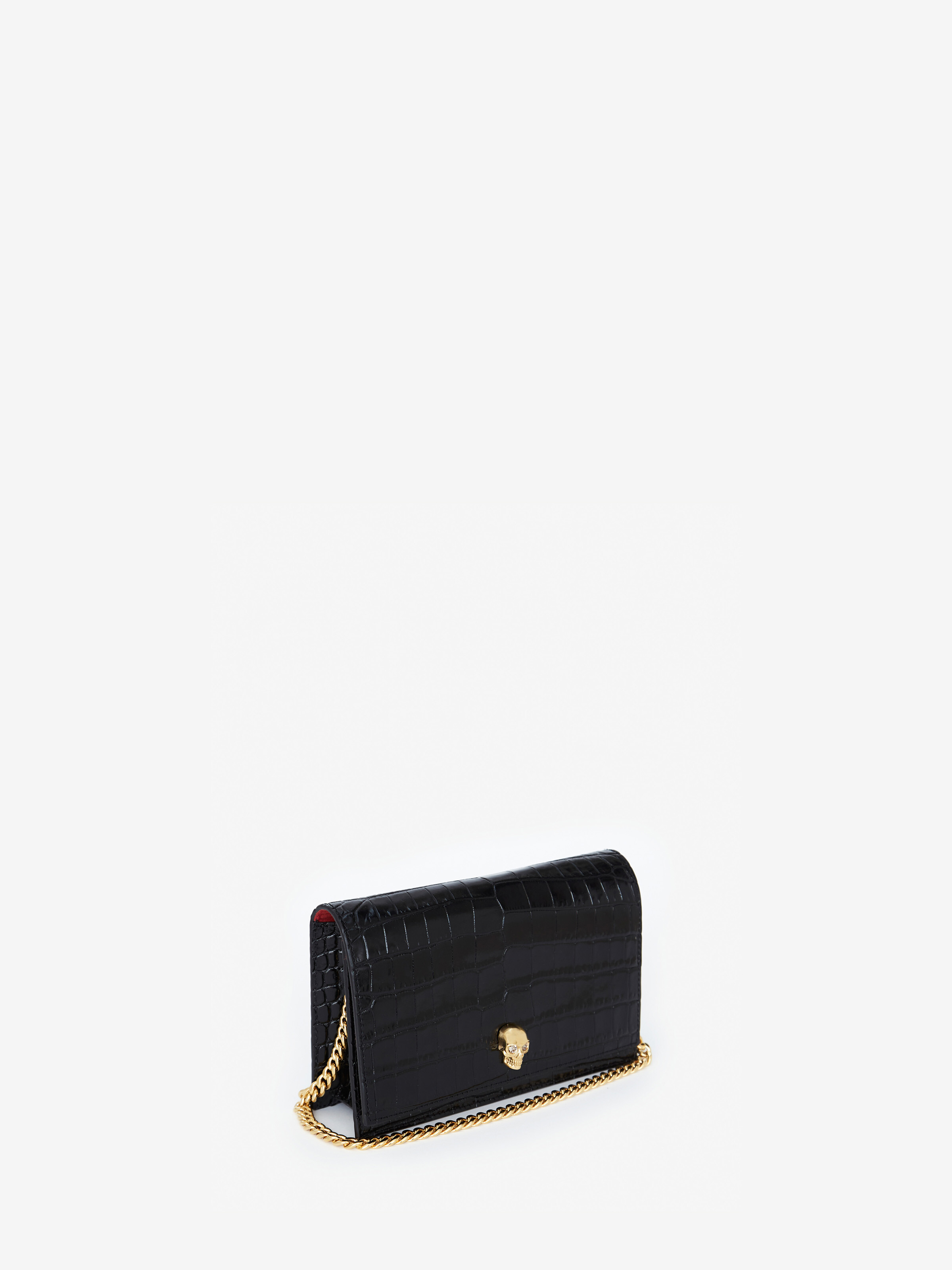 Women's Small Skull Bag in Black in 100% Calf Leather | Alexander McQueen - image 2