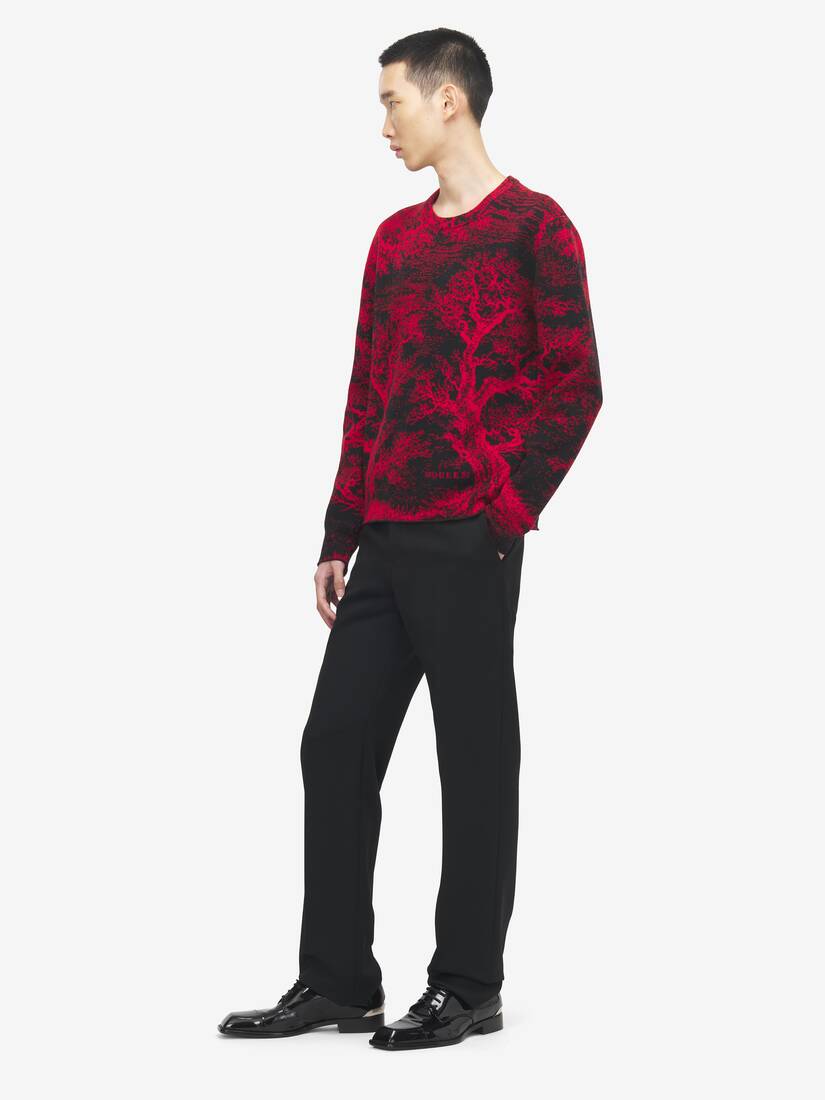 Tree Of Life' Jacquard Jumper | Alexander McQueen - image 3