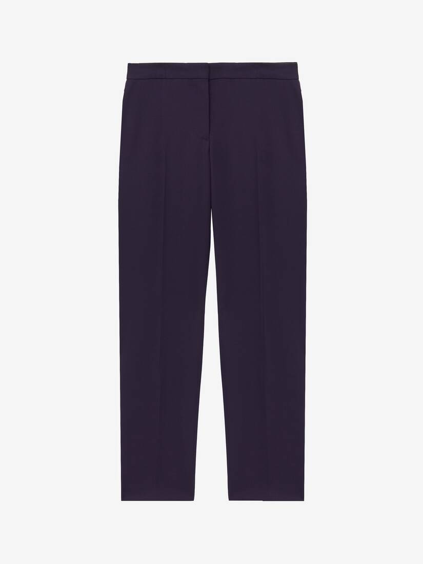 Pantalon cigarette en grain de poudre | Alexander McQueen - image 1