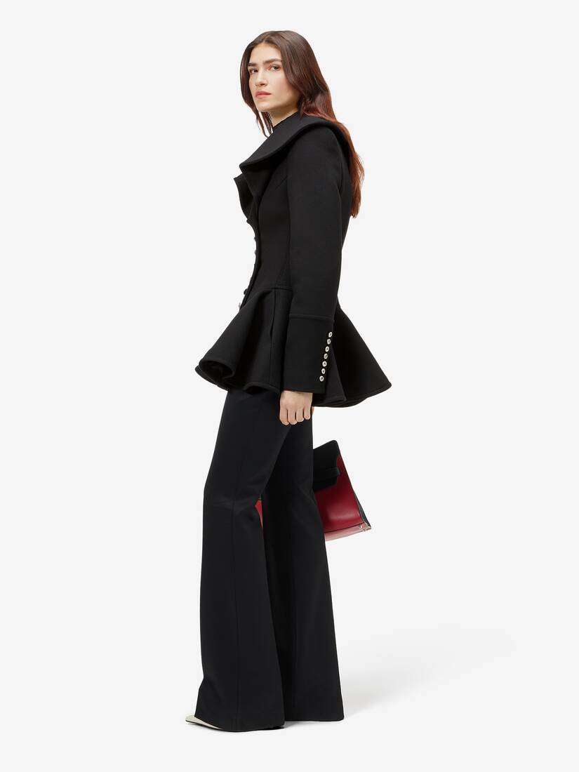 Waterfall Collar Coat | Alexander McQueen - image 3