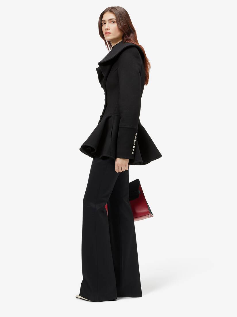 Waterfall Collar Coat | Alexander McQueen - image 3